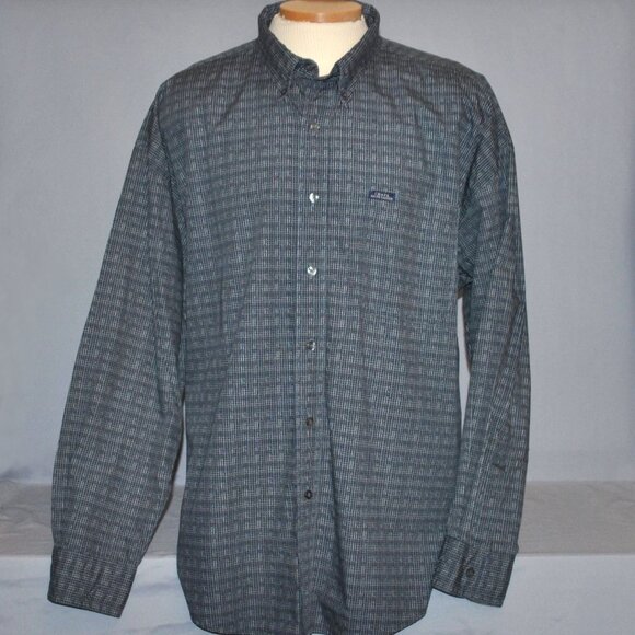 Vintage Chaps Ralph Lauren Men's Shirt Size XL Long Sleeve Geometric Print - Picture 2 of 8